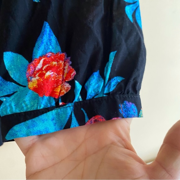 Anthropologie Maeve Woman Size 12 Woodland Walk Button Front Floral Blouse - Picture 6 of 12